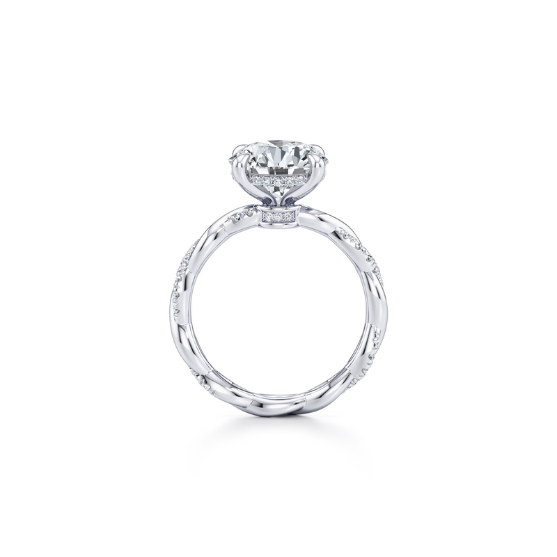 Ivy JD Heritage Solitaire Lab Diamond Engagement Ring image 4