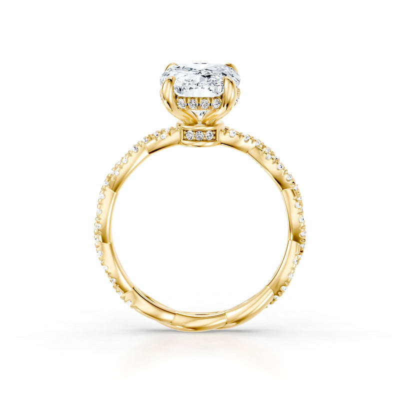 Ivy Heritage Solitaire Lab Diamond Engagement Ring image 109