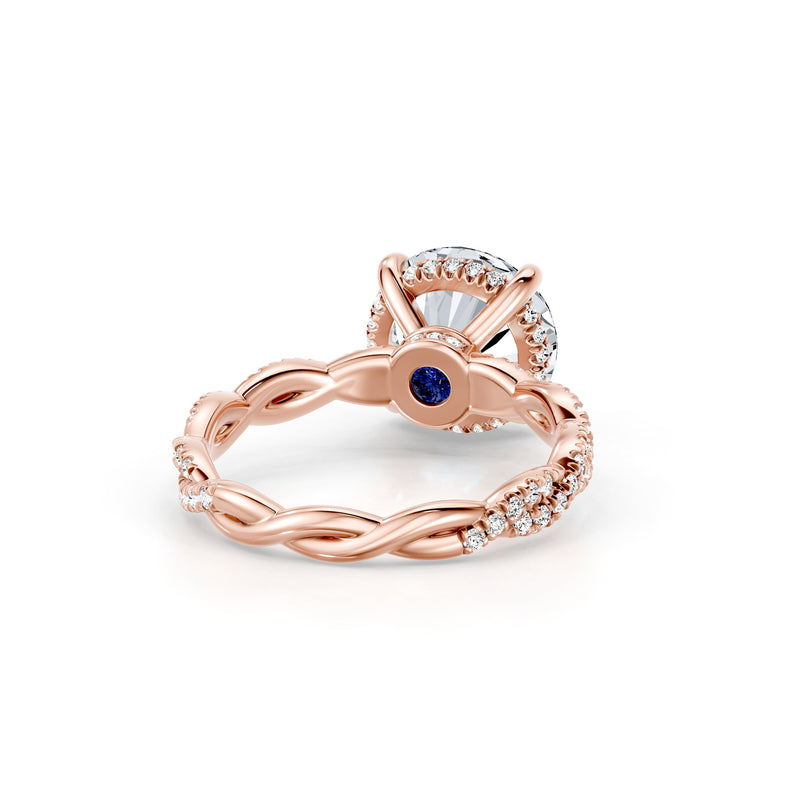 Ivy Heritage Solitaire Lab Diamond Engagement Ring image 13