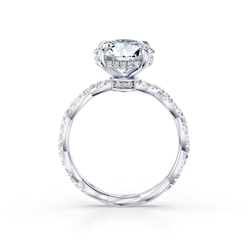 Ivy Heritage Solitaire Lab Diamond Engagement Ring image 4