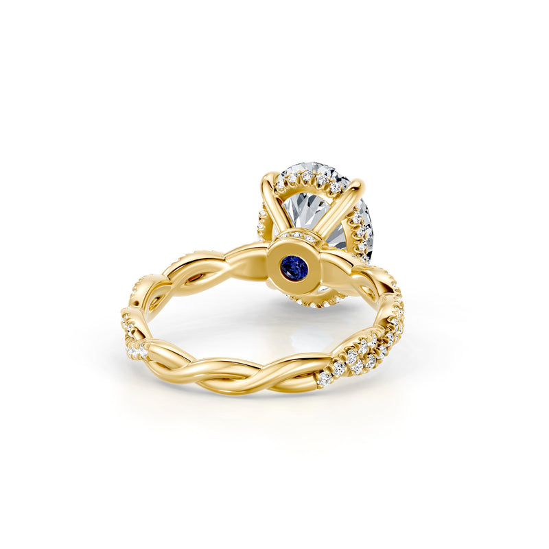 Ivy Heritage Solitaire Lab Diamond Engagement Ring image 28