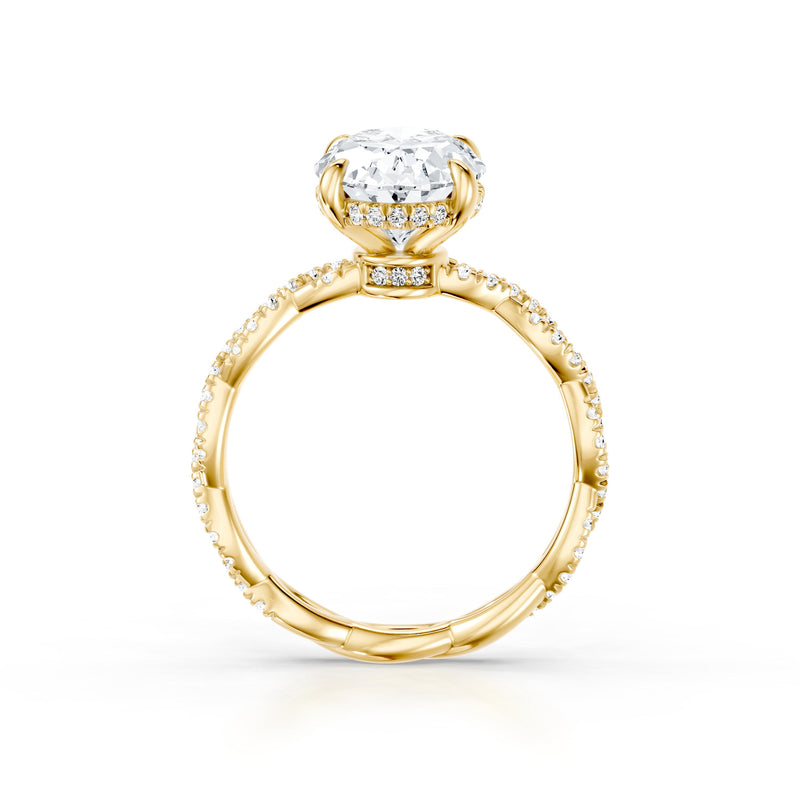 Ivy Heritage Solitaire Lab Diamond Engagement Ring image 29