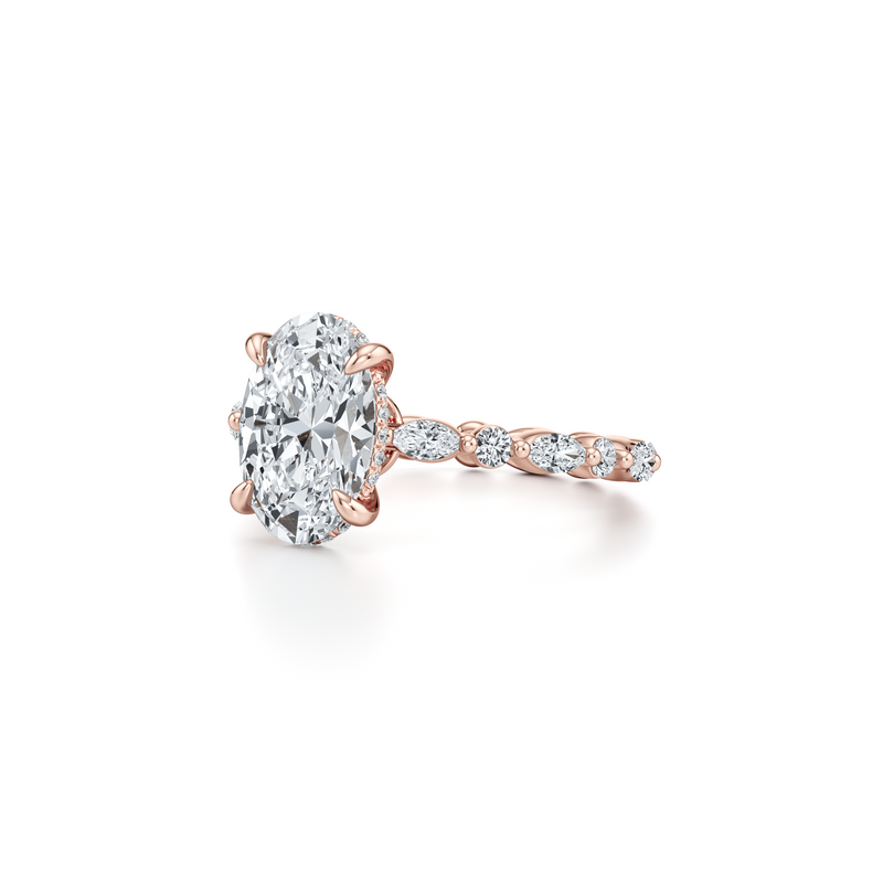 Vivienne Heritage Solitaire Lab Diamond Engagement Ring image 32
