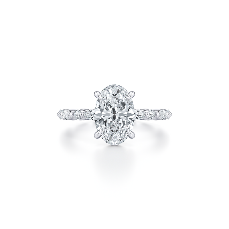 Vivienne Heritage Solitaire Lab Diamond Engagement Ring image 21