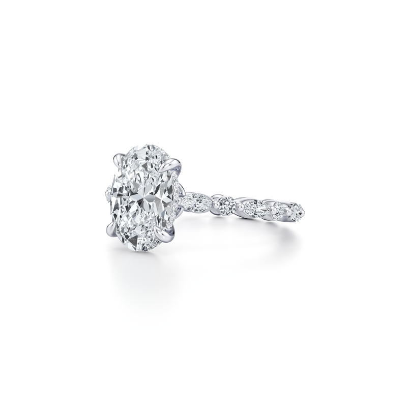 Vivienne Heritage Solitaire Lab Diamond Engagement Ring image 22