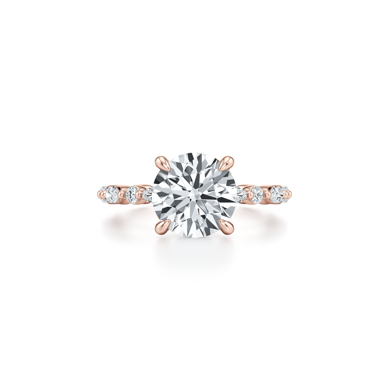 Vivienne Heritage Solitaire Lab Diamond Engagement Ring image 11