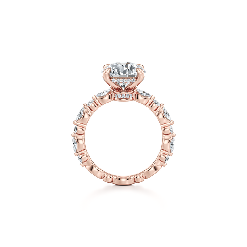 Vivienne Heritage Solitaire Lab Diamond Engagement Ring image 14