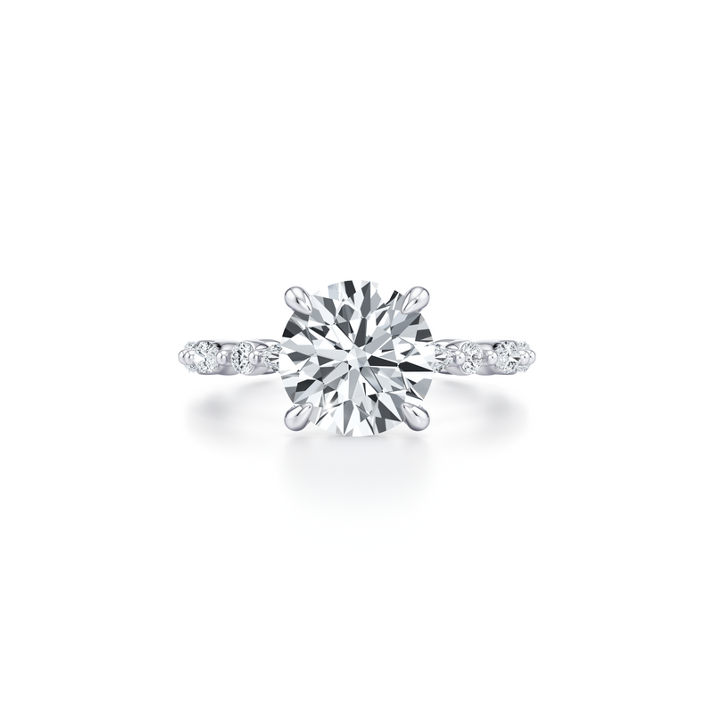 Vivienne Heritage Solitaire Lab Diamond Engagement Ring image 1
