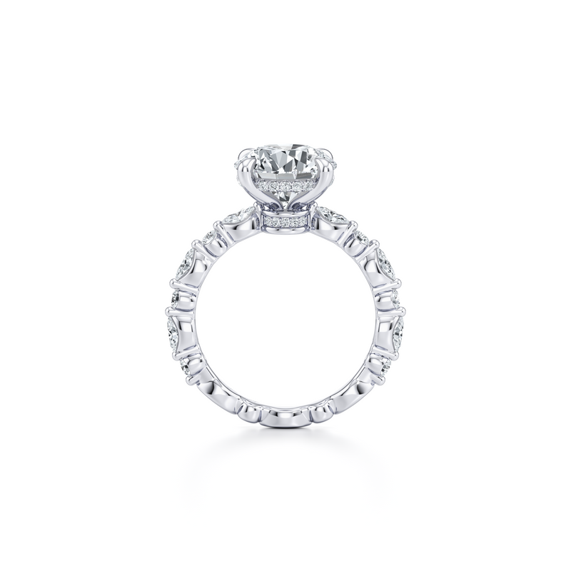Vivienne Heritage Solitaire Lab Diamond Engagement Ring image 4