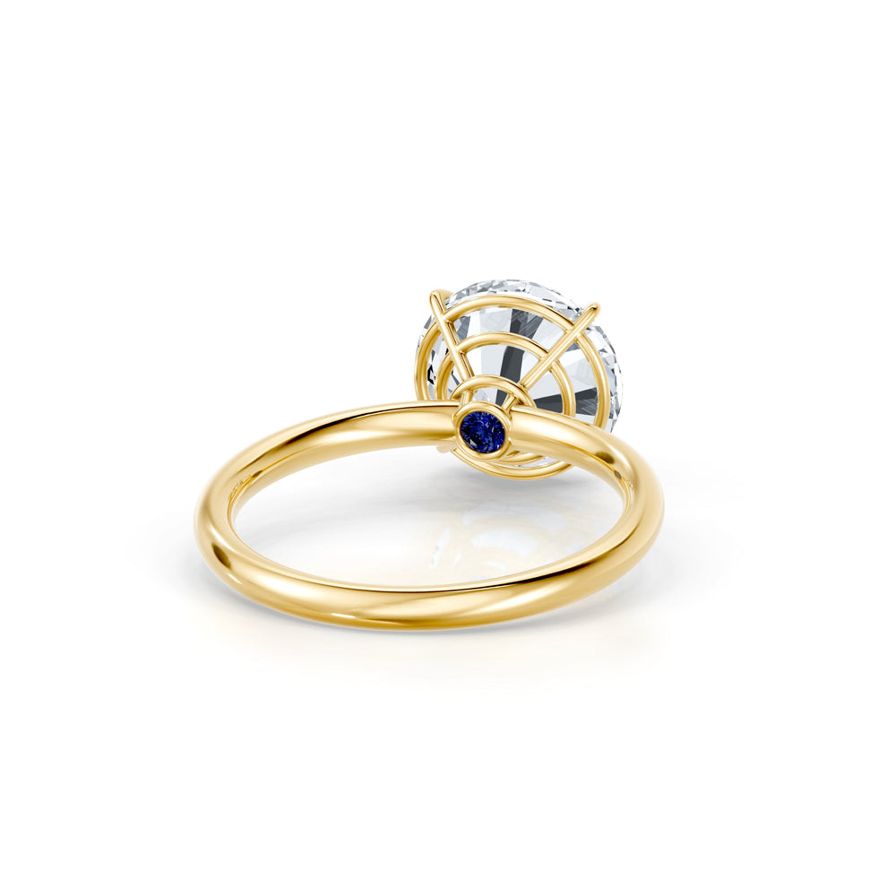 Claire Round Brilliant Cut Lab Diamond Solitaire Engagement Ring image 3