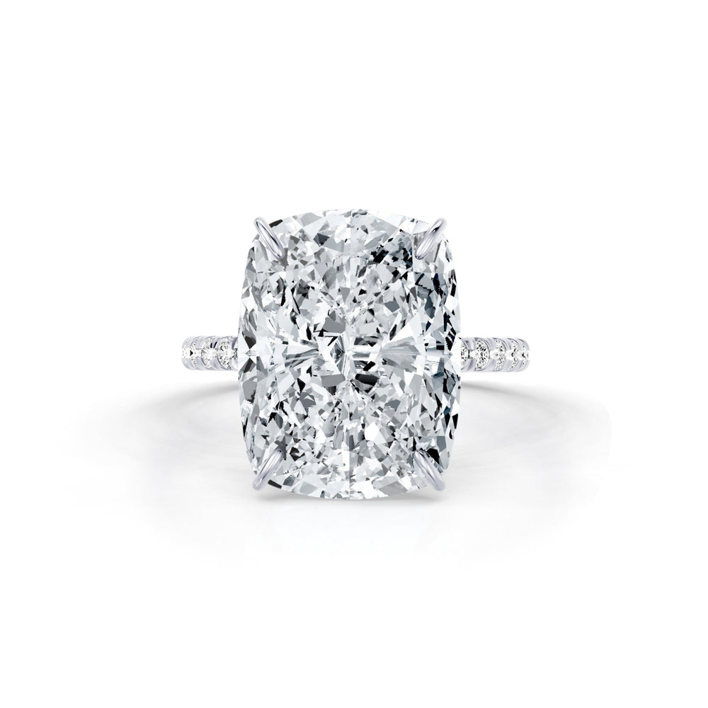 High Jewelry | Claire Cushion Cut Lab Diamond Solitaire Engagement Ring image 1