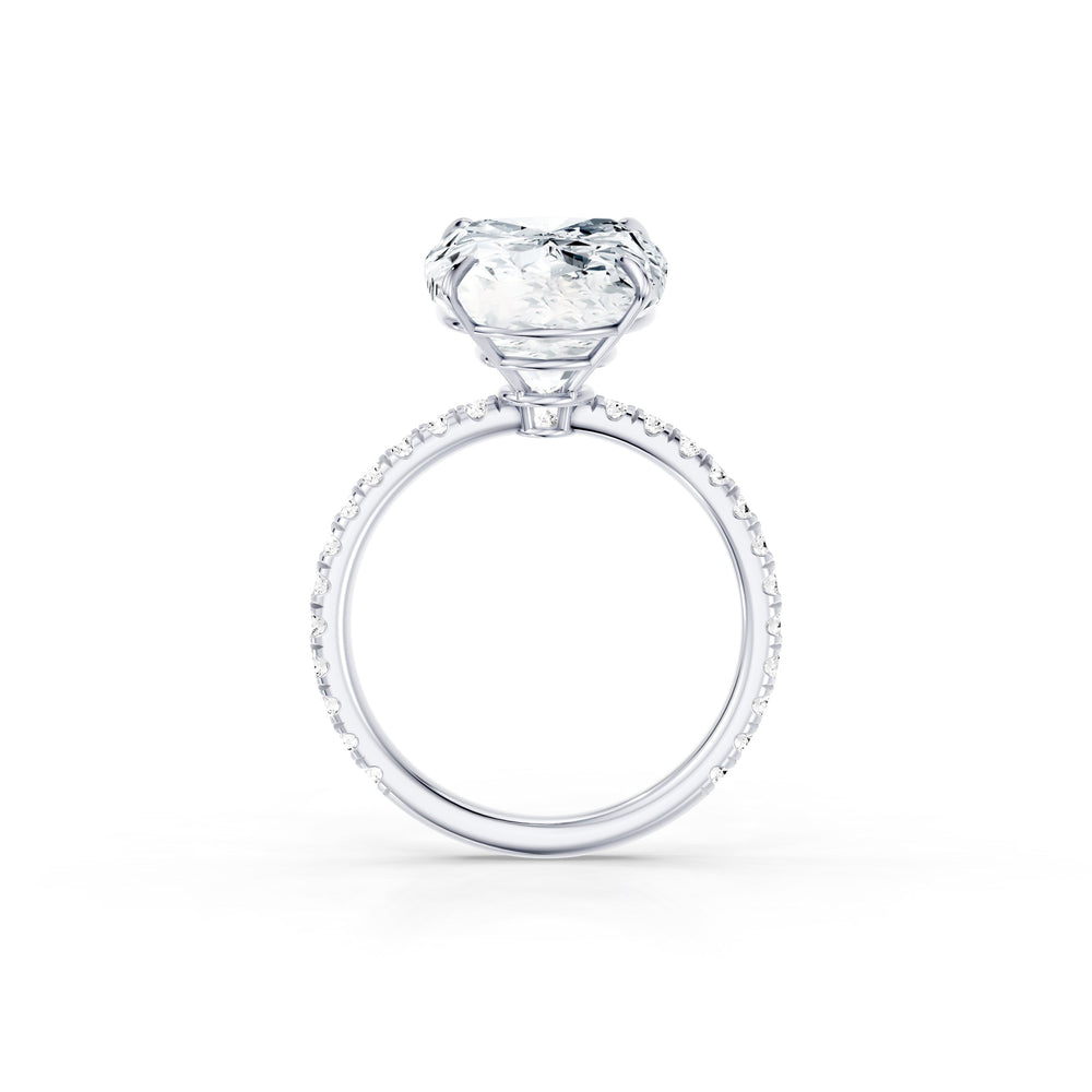 High Jewelry | Claire Cushion Cut Lab Diamond Solitaire Engagement Ring image 4