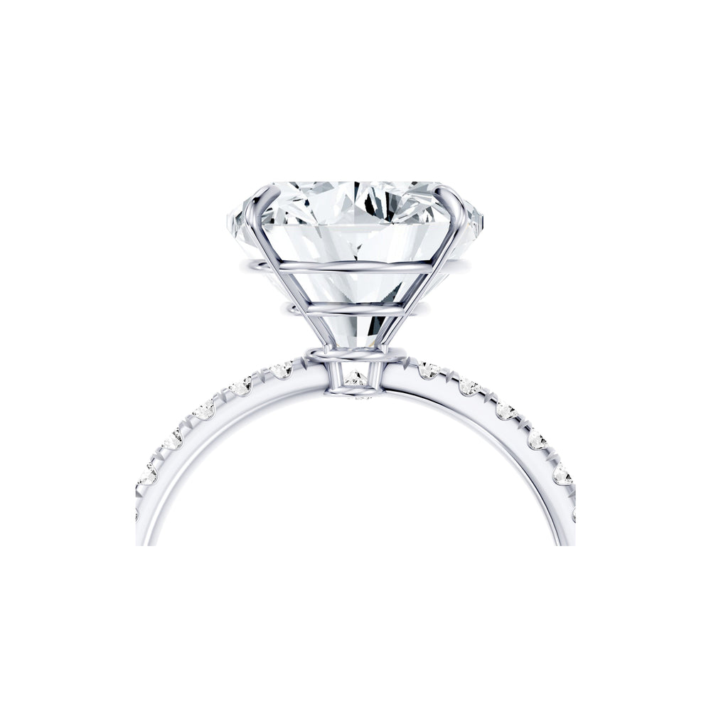 High Jewelry | Claire Cushion Cut Lab Diamond Solitaire Engagement Ring image 5