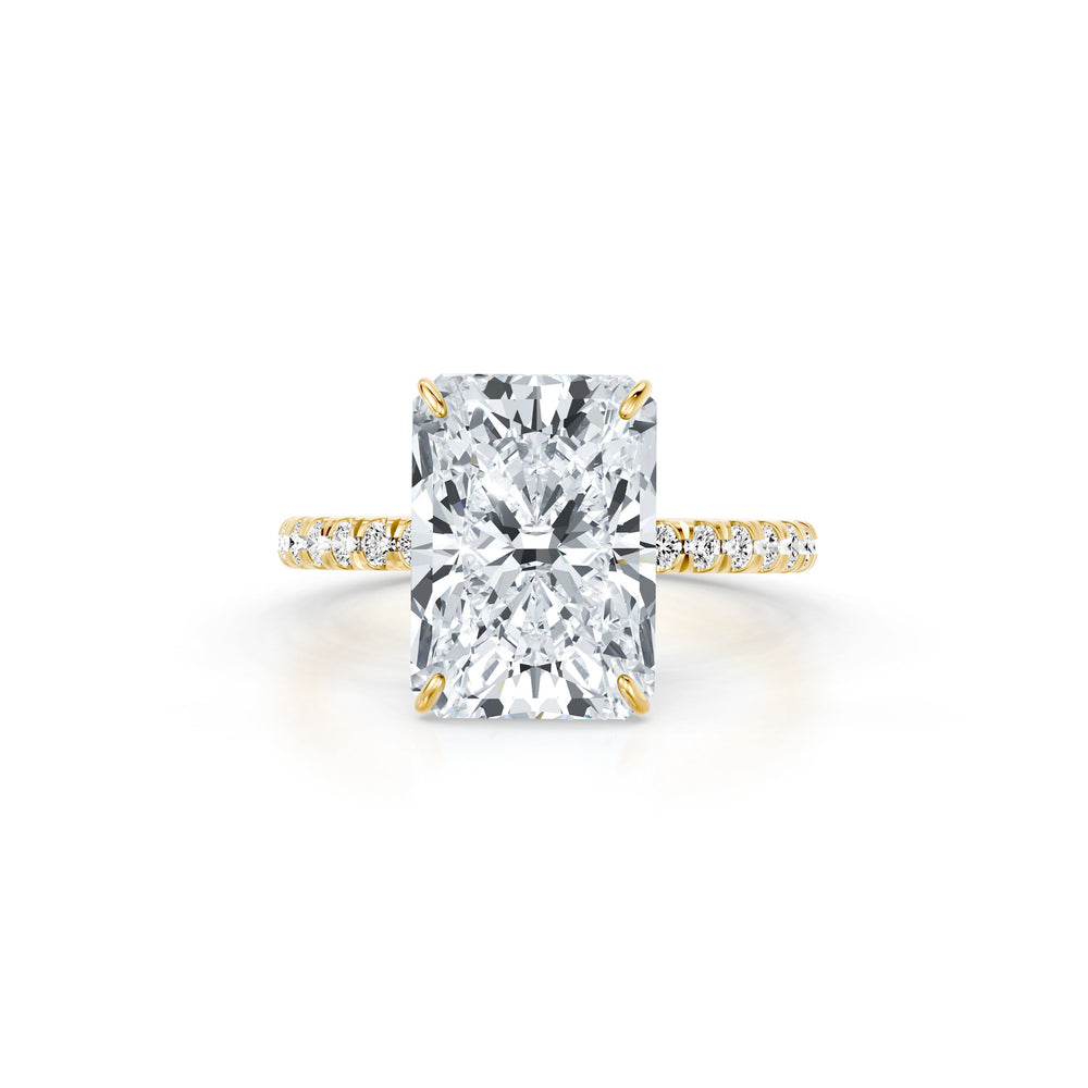 High Jewelry | Claire Radiant Cut Lab Diamond Solitaire Engagement Ring image 1