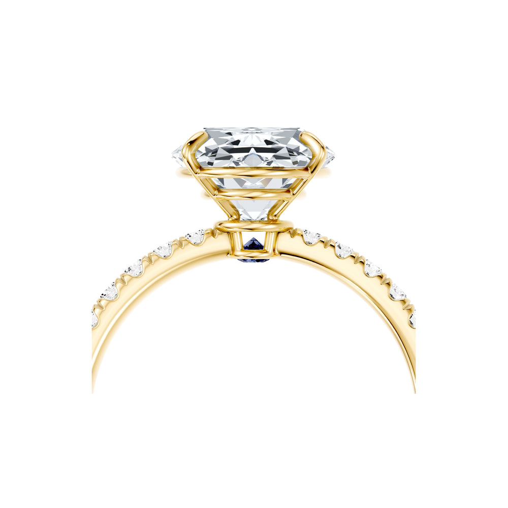 Claire Oval Cut Lab Diamond Solitaire Engagement Ring image 5