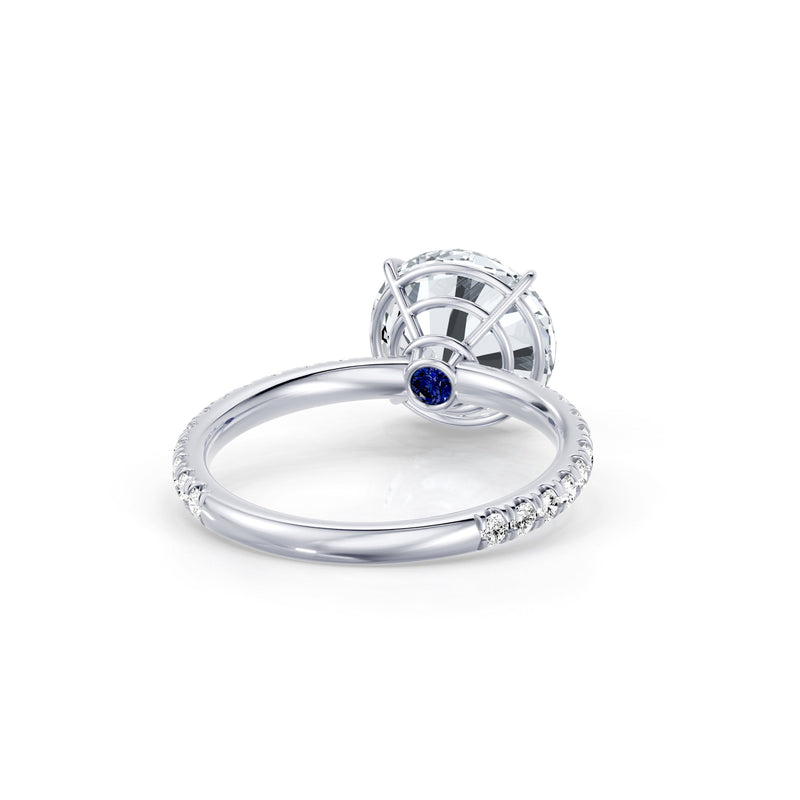 Claire Round Brilliant Cut Lab Diamond Solitaire Engagement Ring image 3