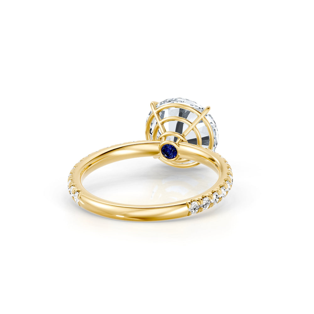Claire Round Brilliant Cut Lab Diamond Solitaire Engagement Ring image 3