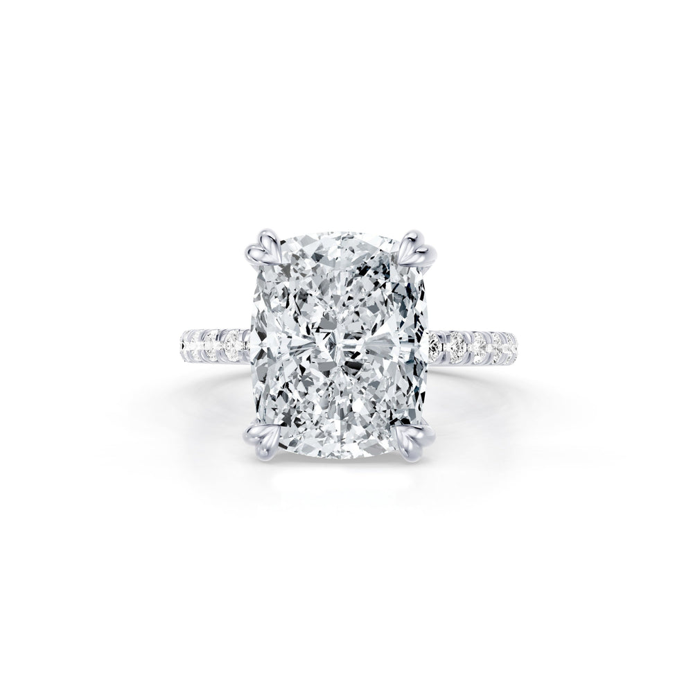 High Jewelry | Soho Elongated Cushion Cut Solitaire Lab Diamond Engagement Ring image 1