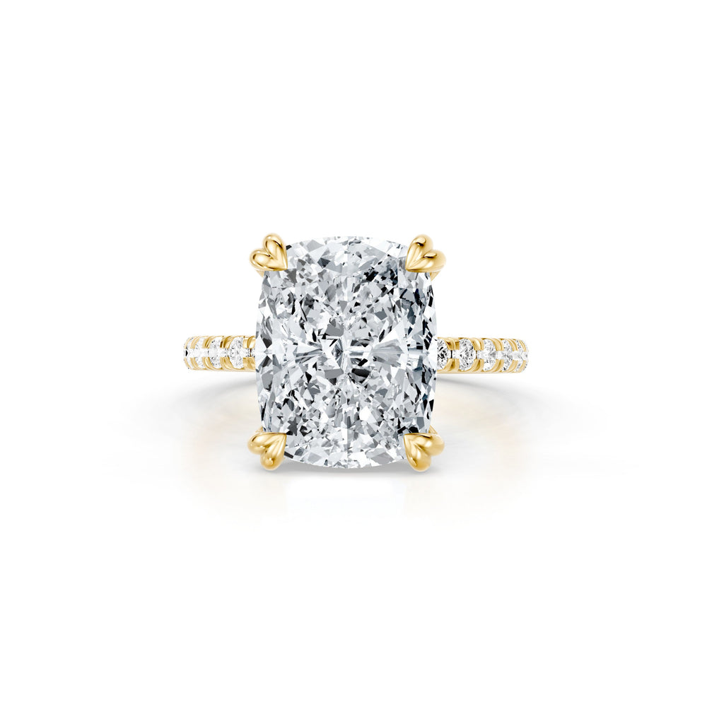 High Jewelry | Soho Elongated Cushion Cut Solitaire Lab Diamond Engagement Ring image 1