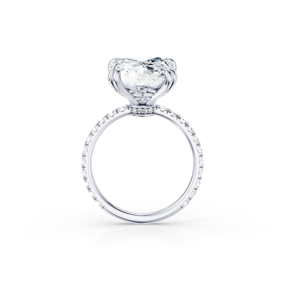 High Jewelry | Soho Elongated Cushion Cut Solitaire Lab Diamond Engagement Ring image 4