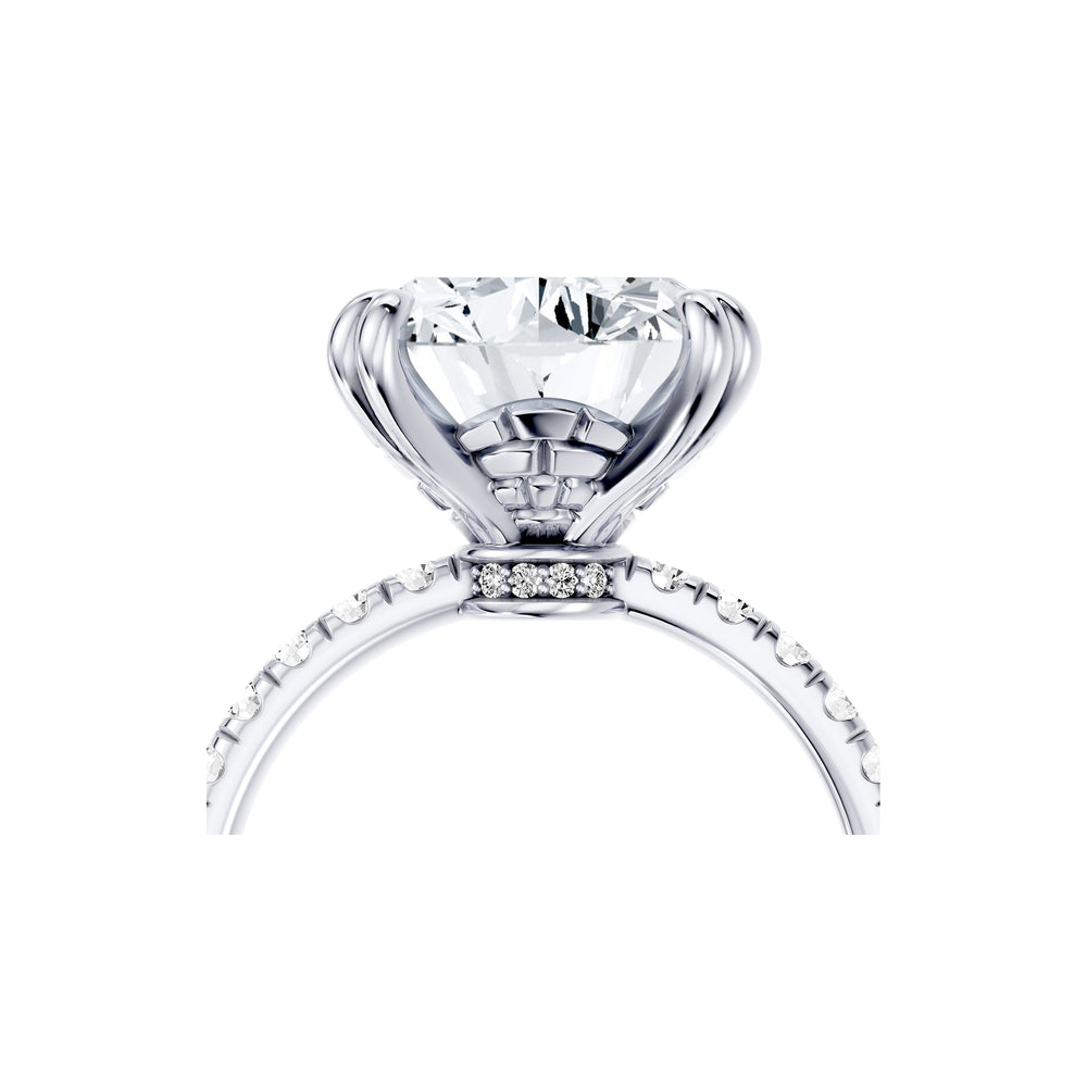 High Jewelry | Soho Elongated Cushion Cut Solitaire Lab Diamond Engagement Ring image 5