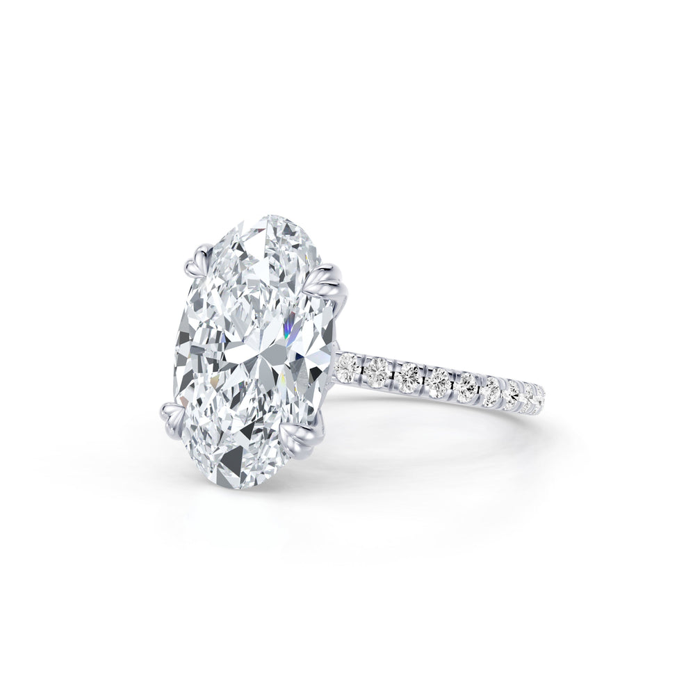 High Jewelry | Soho Oval Cut Solitaire Lab Diamond Engagement Ring image 2