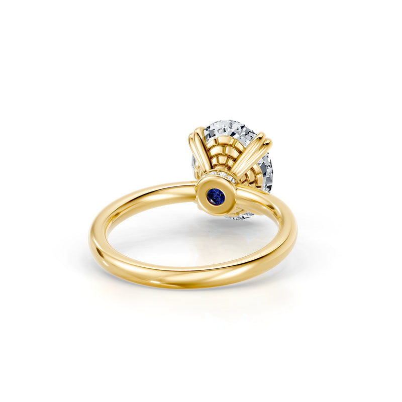 Soho Oval Cut Solitaire Lab Diamond Engagement Ring image 3