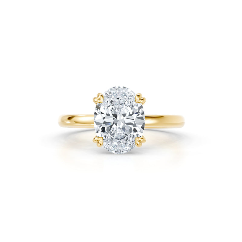 Soho Oval Cut Solitaire Lab Diamond Engagement Ring image 1