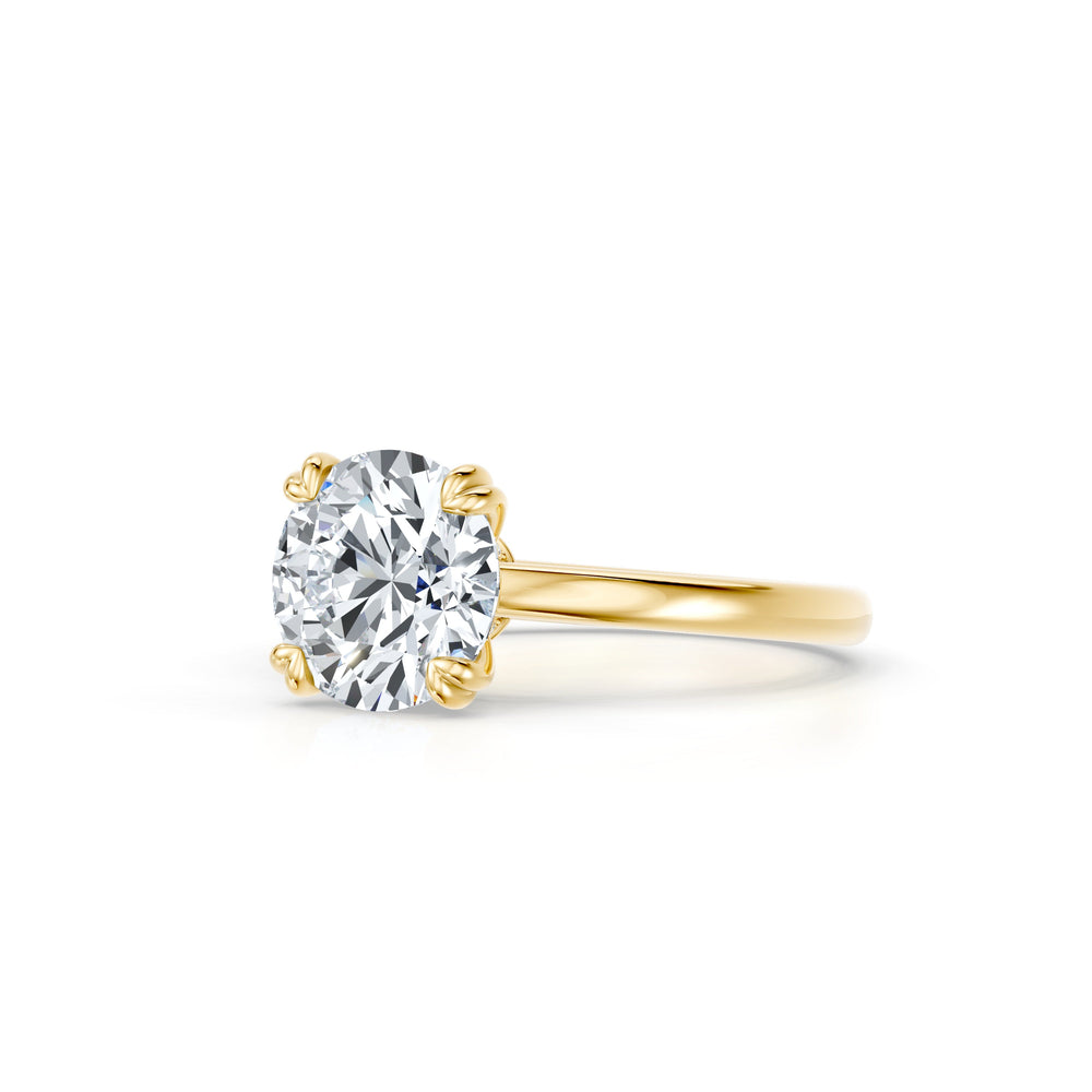 Soho Round Cut Solitaire Lab Diamond Engagement Ring image 2