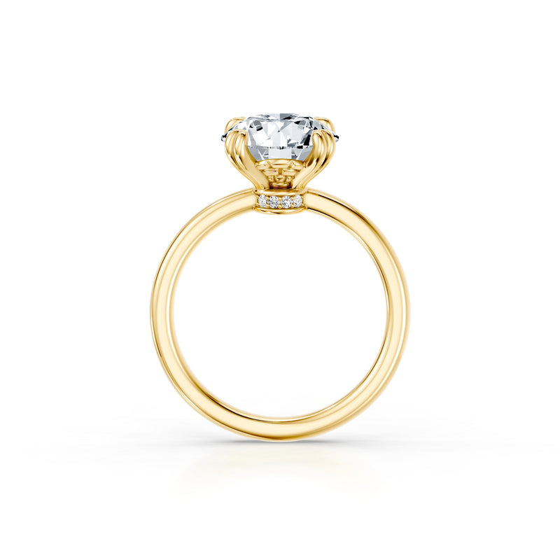 Soho Round Cut Solitaire Lab Diamond Engagement Ring image 4