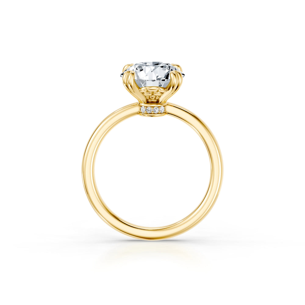 Soho Round Cut Solitaire Lab Diamond Engagement Ring image 4