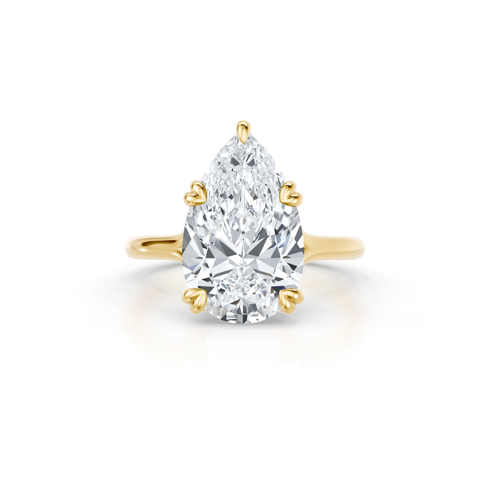 High Jewelry | Jane Pear Cut Solitaire Lab Diamond Engagement Ring image 1