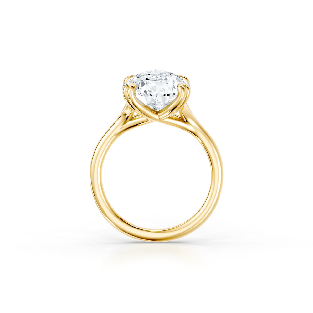 High Jewelry | Jane Pear Cut Solitaire Lab Diamond Engagement Ring image 4