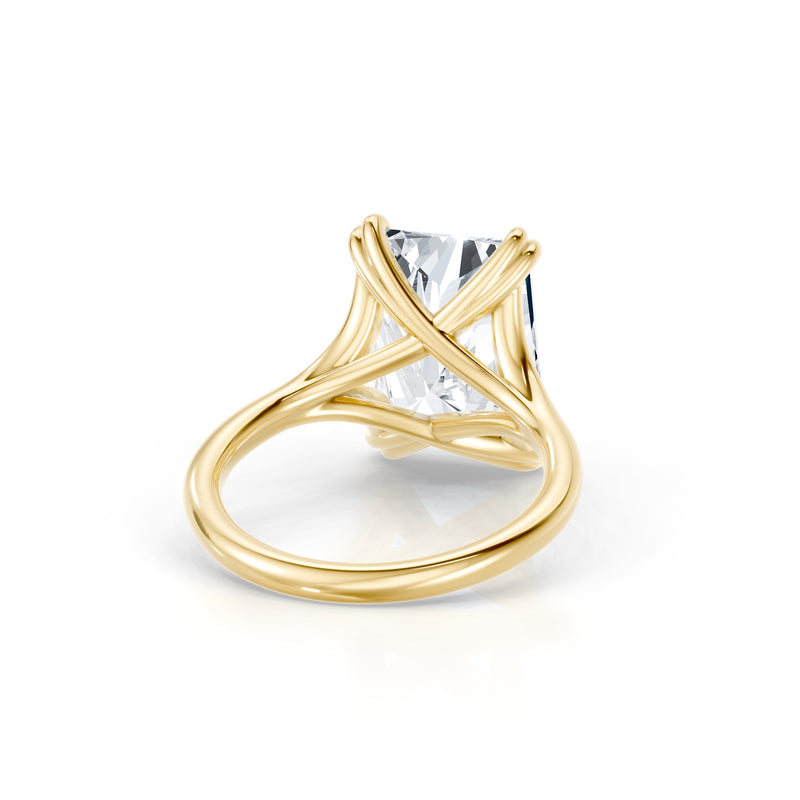 High Jewelry | Jane Radiant Cut Solitaire Lab Diamond Engagement Ring image 3