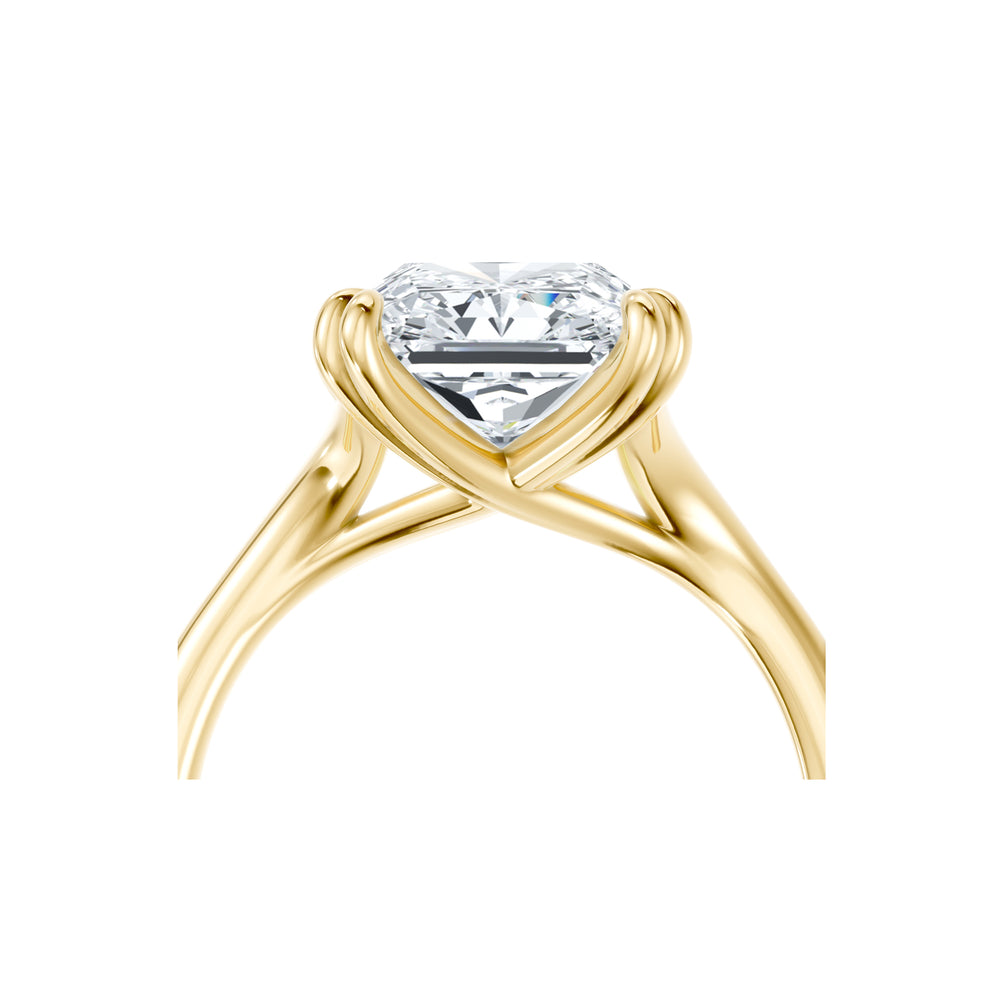 High Jewelry | Jane Radiant Cut Solitaire Lab Diamond Engagement Ring image 5