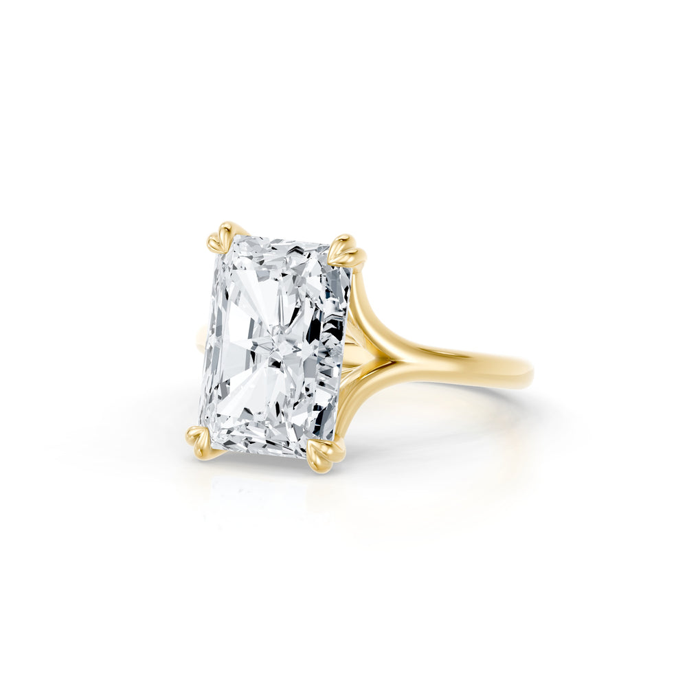 High Jewelry | Jane Radiant Cut Solitaire Lab Diamond Engagement Ring image 2