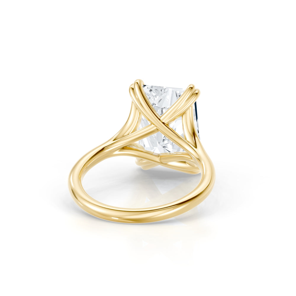 High Jewelry | Jane Radiant Cut Solitaire Lab Diamond Engagement Ring image 3
