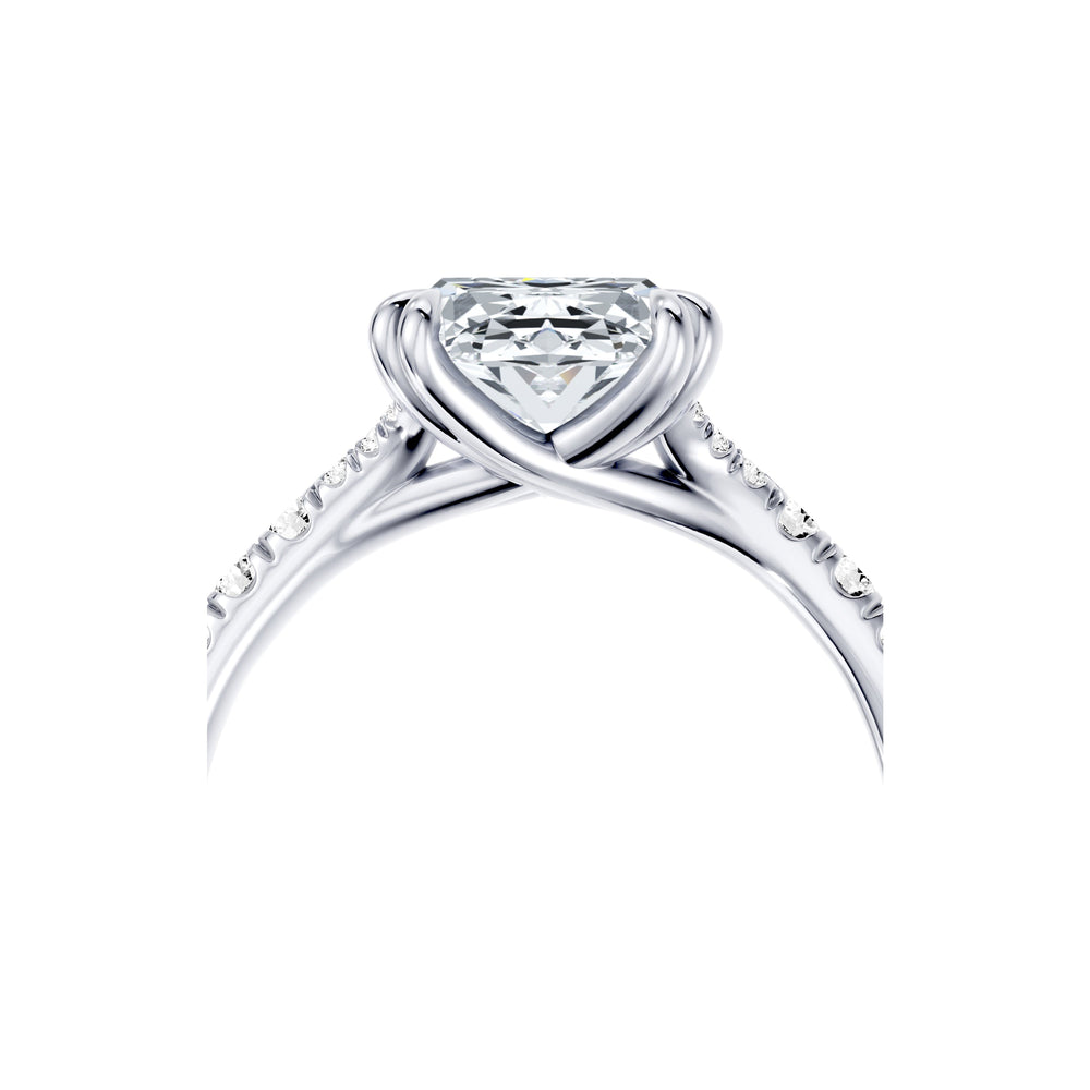 Jane Oval Cut Lab Diamond Solitaire Engagement Ring image 5
