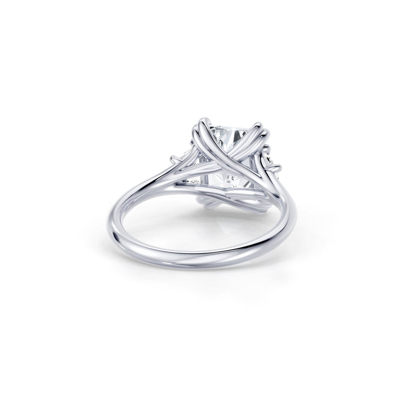 Jane Trapezoid Three Stone Lab Diamond Engagement Ring image 63