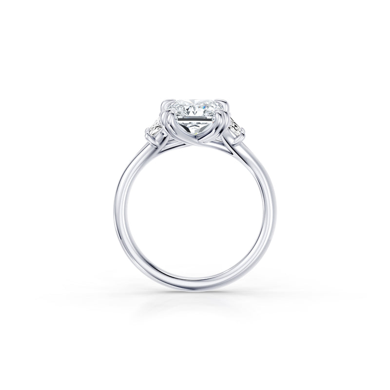 Jane Trapezoid Three Stone Lab Diamond Engagement Ring image 64
