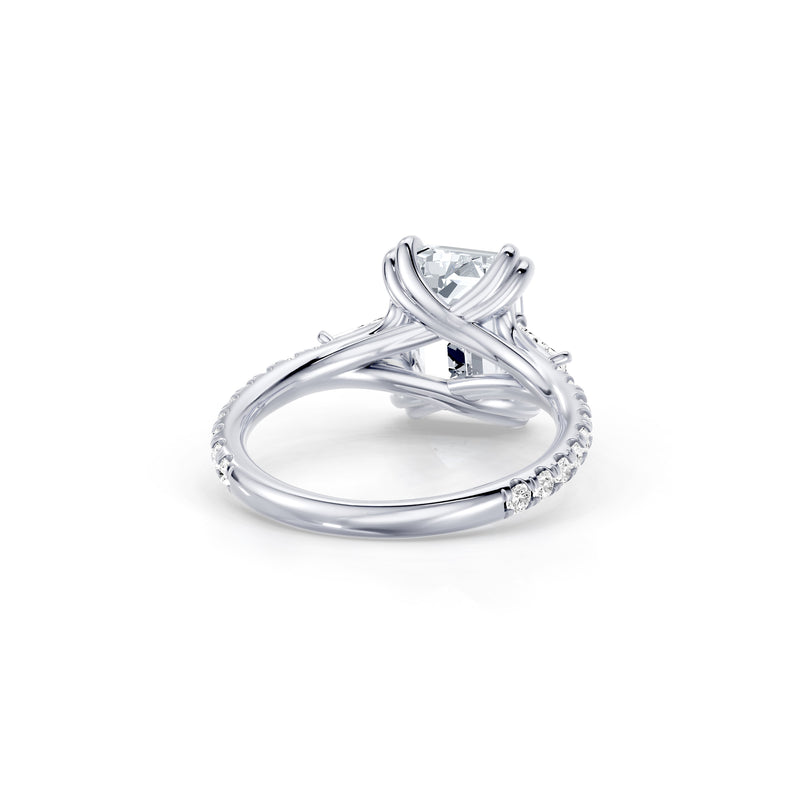 Jane Tapered Baguette Three Stone Lab Diamond Engagement Ring image 43