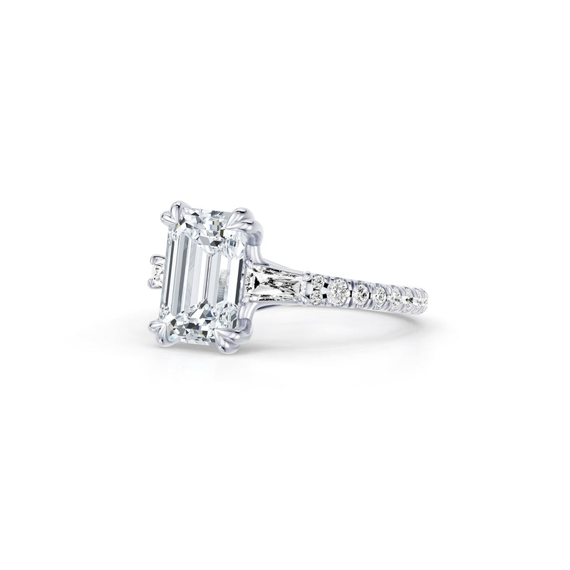 Jane Tapered Baguette Three Stone Lab Diamond Engagement Ring image 42