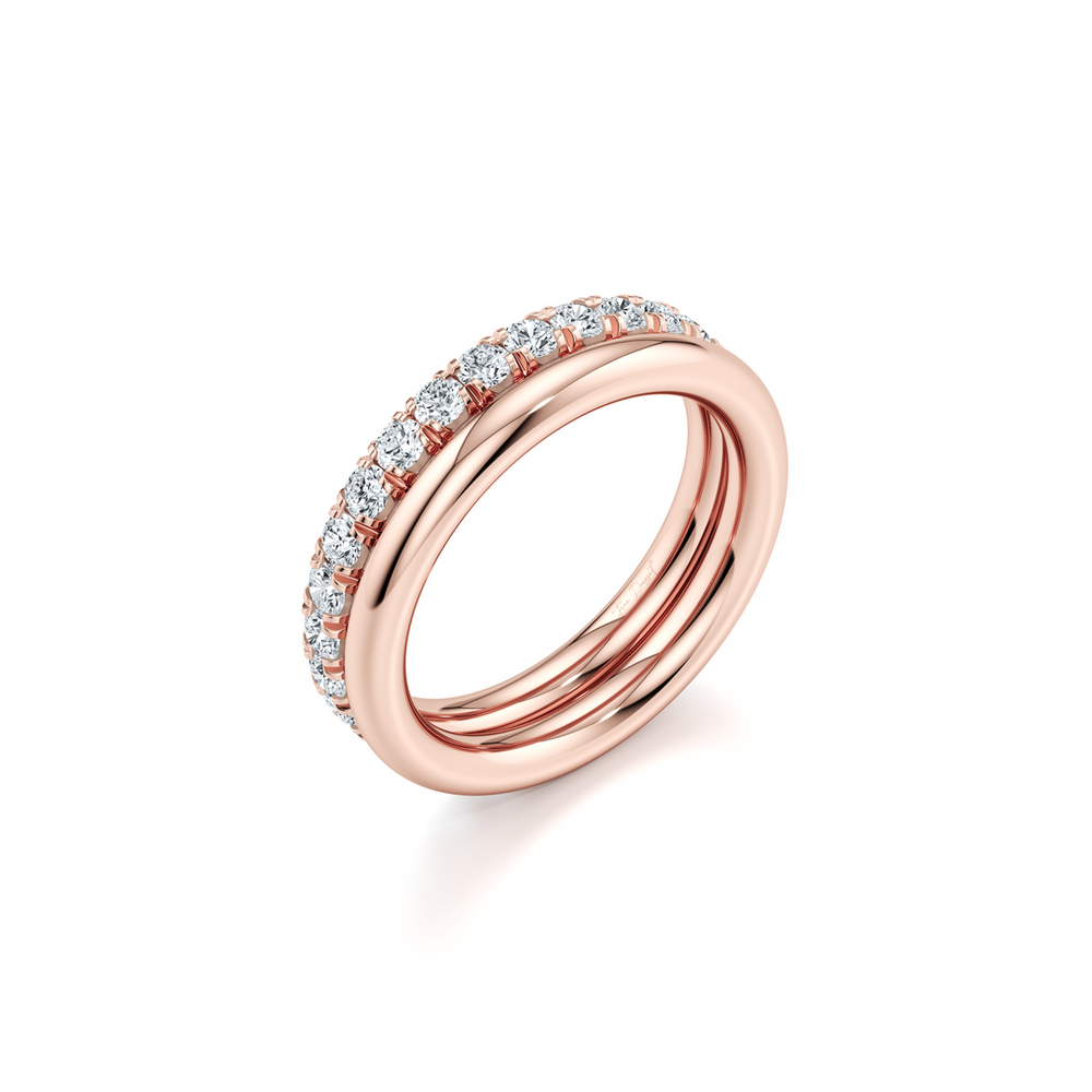 Elle 6MM Dual Lab Diamond Band image 5