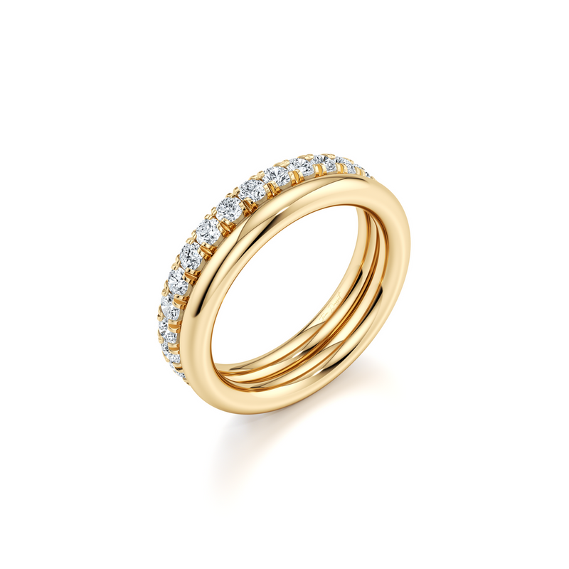 Elle 6MM Dual Lab Diamond Band image 3