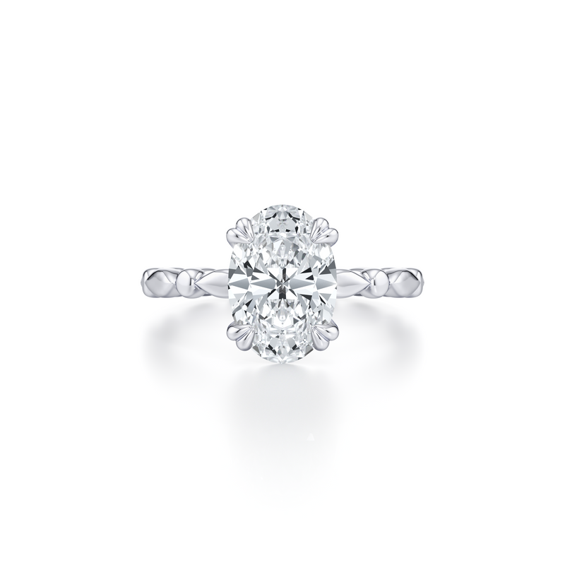 Vivienne Solitaire Lab Diamond Engagement Ring image 17