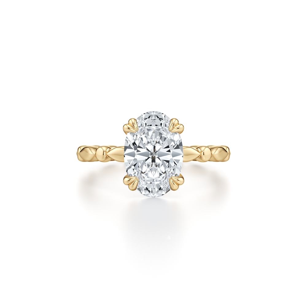Vivienne Solitaire Lab Diamond Engagement Ring image 1