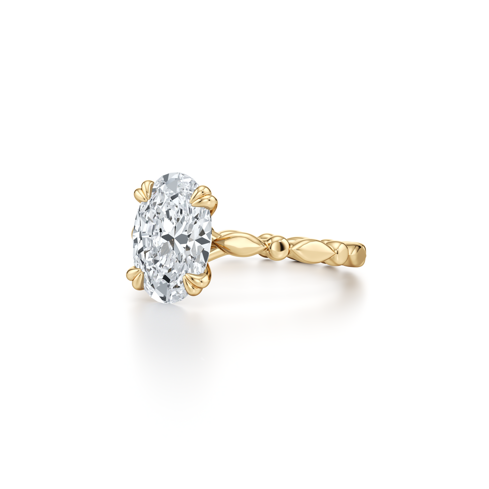 Vivienne Solitaire Lab Diamond Engagement Ring image 2