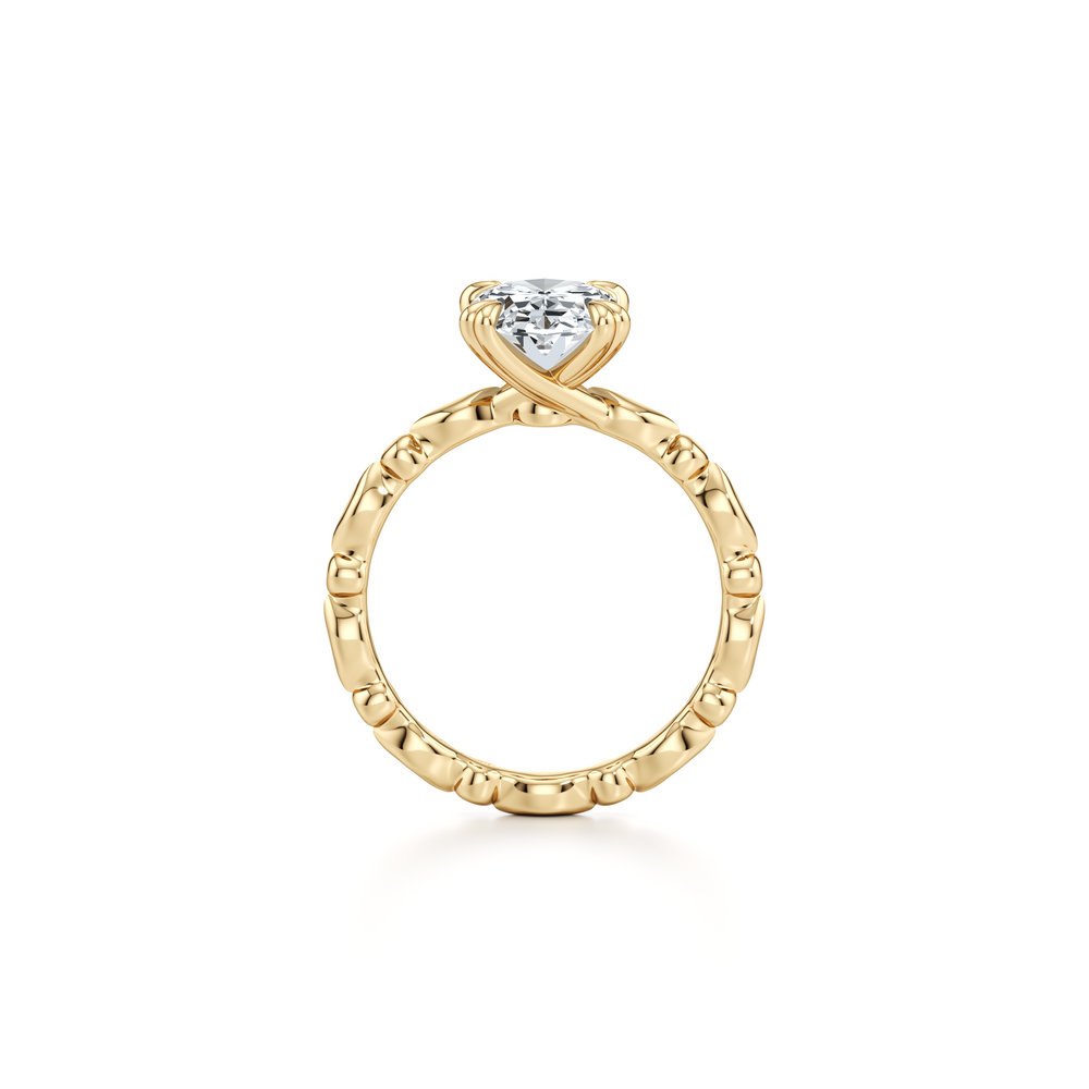 Vivienne Solitaire Lab Diamond Engagement Ring image 4