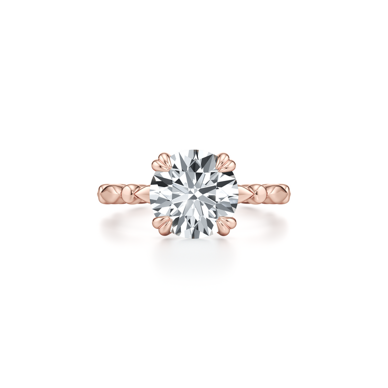 Vivienne Solitaire Lab Diamond Engagement Ring image 9