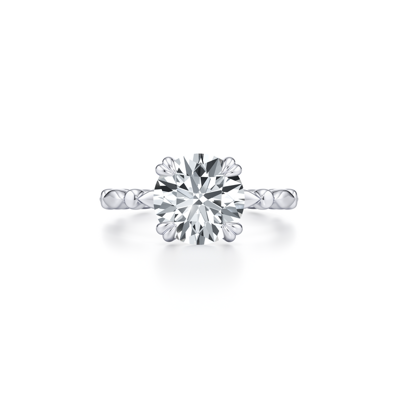 Vivienne Solitaire Lab Diamond Engagement Ring image 1